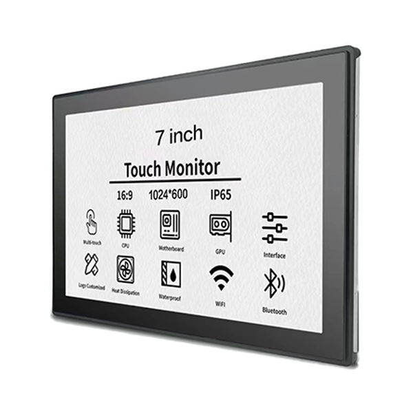 Quomodo potest 7 Inch Open-Frame Touchscreen Monitor Amplio Smert Domus et Industrial Fabrica Integration